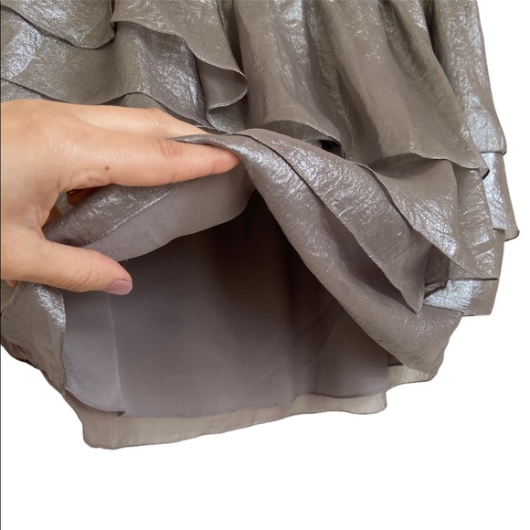 Club Monaco Metallic Mini Robin Skirt - Picture 5 of 10